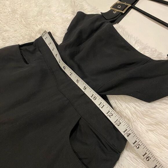 WeWoreWhat Revolve Cut Out Overall in Black Size 6 NWT - Picture 5 of 9